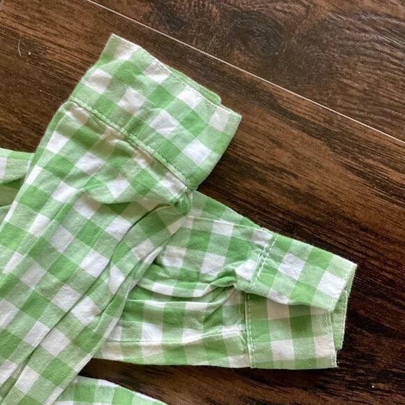 Cherokee Gingham Print Button Down - Picture 4 of 5